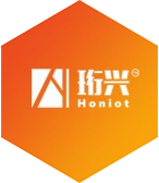 橙色背景珩兴logo